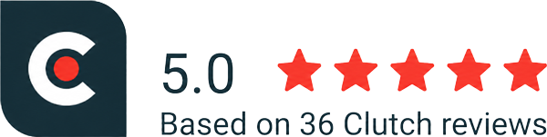5.0 rating based on 36 Clutch reviews