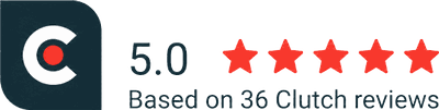 5.0 rating based on 36 Clutch reviews